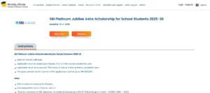 SBI Platinum Jubilee Asha Scholarship 2025 Online Apply