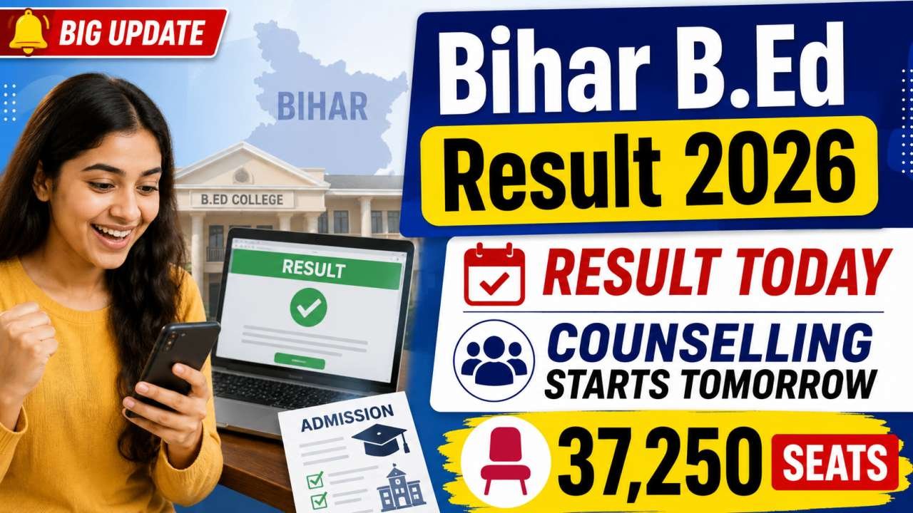 Bihar B.Ed Result 2026 Today